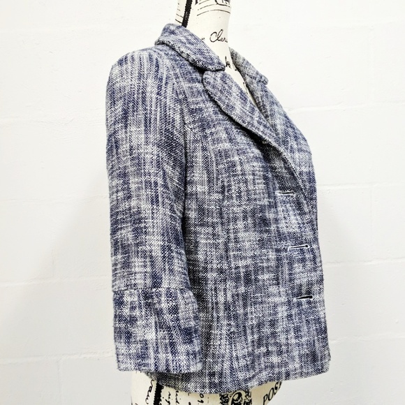 Merona Waist-Length 3/4 Ruffle Sleeves Blazer - Picture 4 of 7